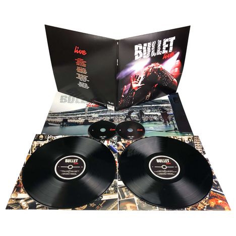 Bullet: Live, 2 LPs und 2 CDs