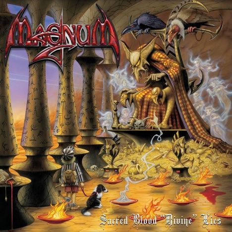 Magnum: Sacred Blood "Divine" Lies (180g) (Limited-Edition) (Red/Yellow Vinyl), 2 LPs und 1 CD
