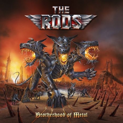 The Rods: Brotherhood Of Metal (180g) (Red Vinyl), 2 LPs und 1 CD