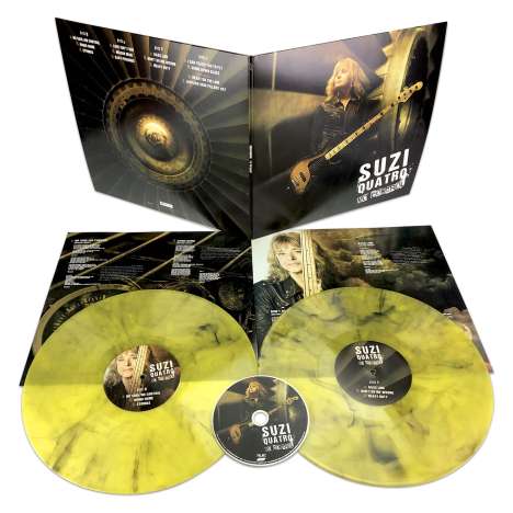 Suzi Quatro: No Control (180g) (Yellow/Black Swirl Vinyl), 2 LPs und 1 CD