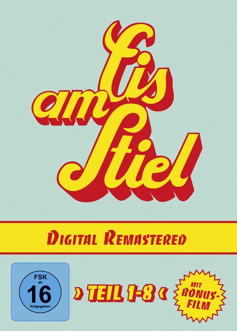 Eis am Stiel 1-8 (Digital Remastered), 9 DVDs