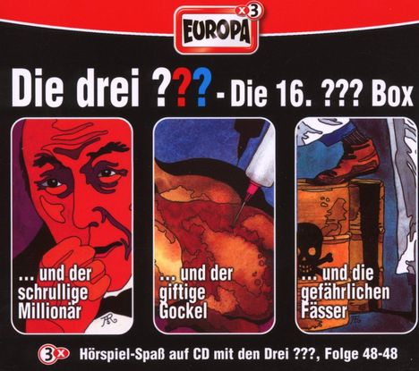 Die drei ??? - Die 16. Box, 3 CDs