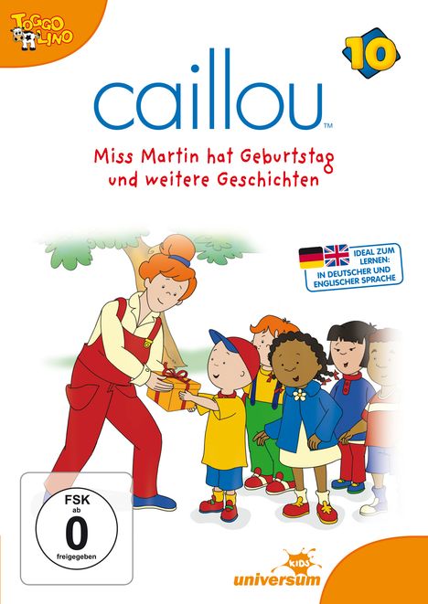 Caillou Vol.10, DVD