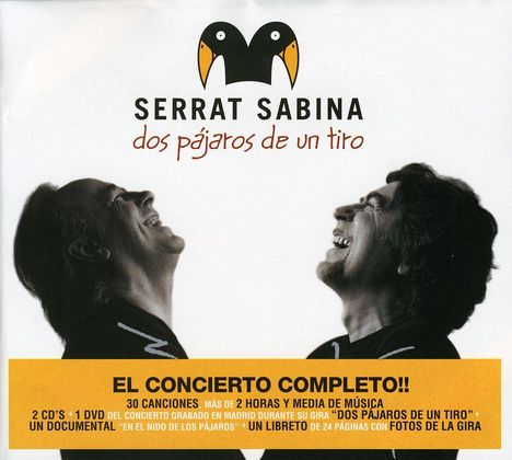 Serrat &amp; Sabina: Dos Pajaros De Un...(2CD+DVD), 2 CDs und 1 DVD