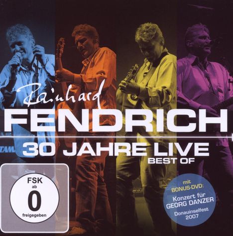 Rainhard Fendrich: 30 Jahre Live - Best Of (CD + DVD), 1 CD und 1 DVD