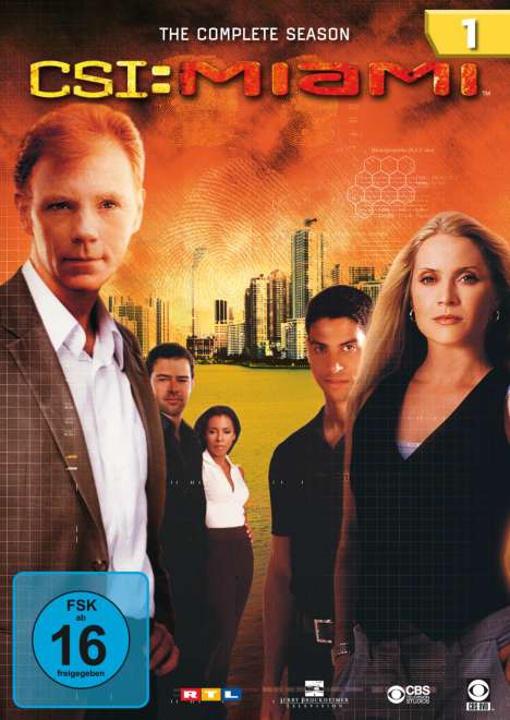 CSI Miami Season 1, 6 DVDs