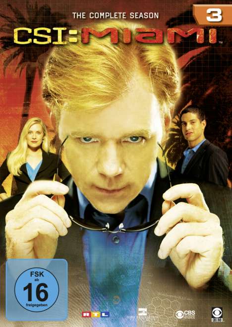 CSI Miami Season 3, 6 DVDs