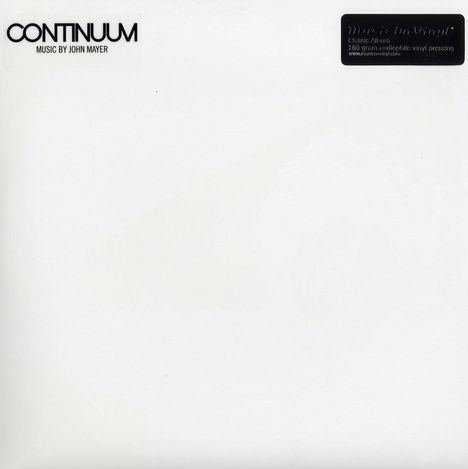 John Mayer: Continuum + 1 (180g), 2 LPs