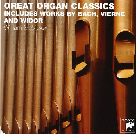 William McVicker - Great Organ Classics, CD