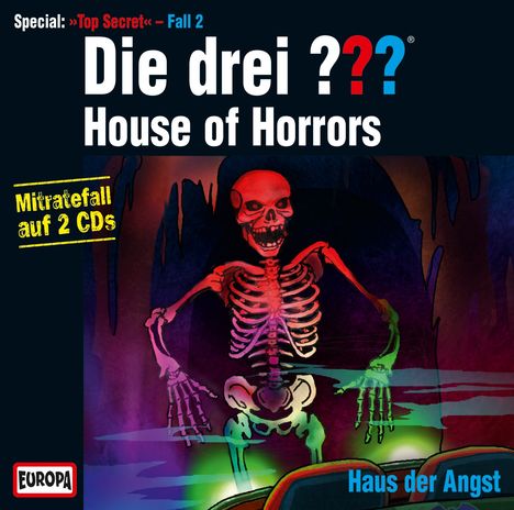 Die drei ??? (Top Secret Fall 2) - House of Horrors, 2 CDs