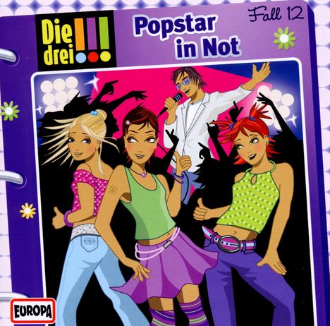 Die drei !!! (Fall 12) Popstar in Not, CD