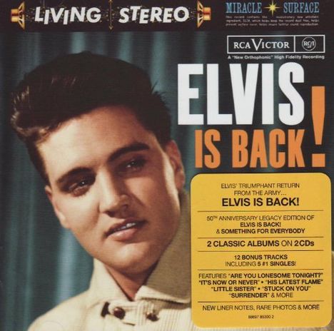 Elvis Presley (1935-1977): Elvis Is Back, 2 CDs