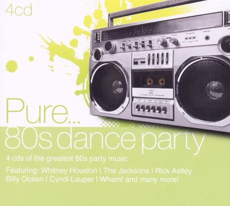 Pure 80's Dance Party, 4 CDs