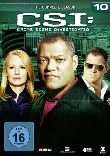 CSI Las Vegas Season 10, 6 DVDs