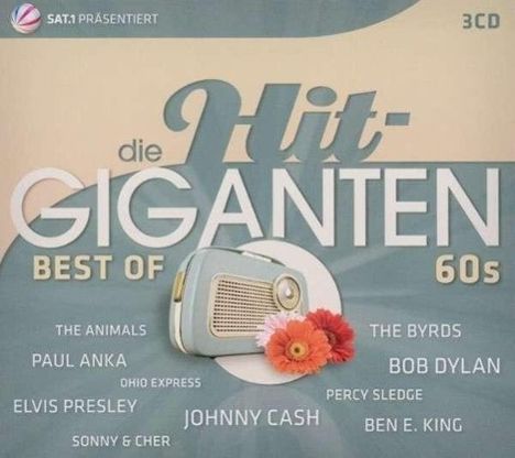 Die Hit Giganten-Best Of 60's, 3 CDs