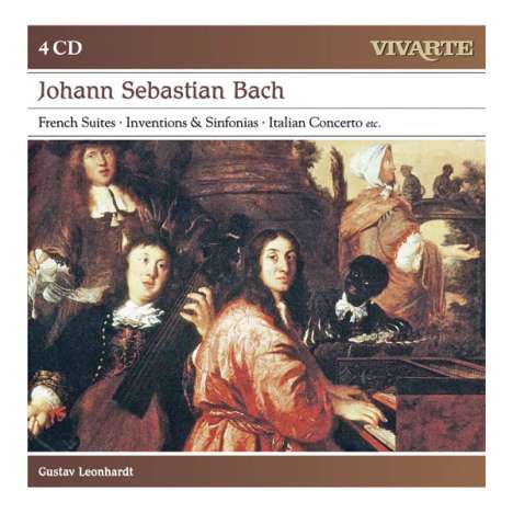 Johann Sebastian Bach (1685-1750): Französische Suiten BWV 812-817, 4 CDs