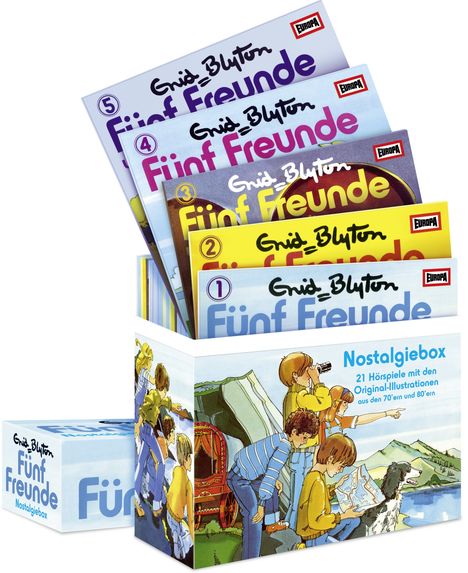 Fünf Freunde Nostalgiebox, 21 CDs