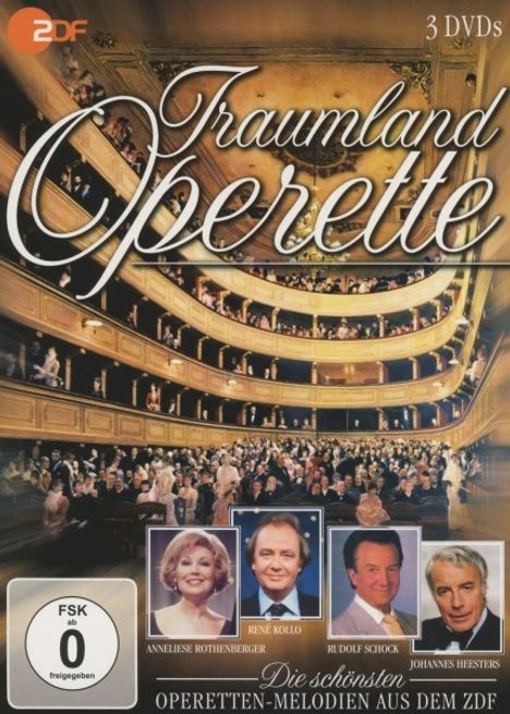 Traumland der Operette - Die schönsten Operetten-Melodien, 3 DVDs