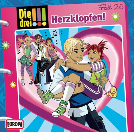 Die drei !!! (Fall 25) - Herzklopfen!, CD