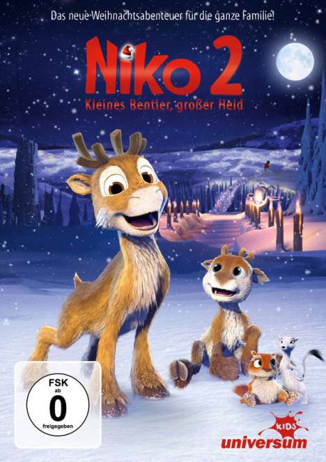 Niko 2 - Kleines Rentier, großer Held, DVD