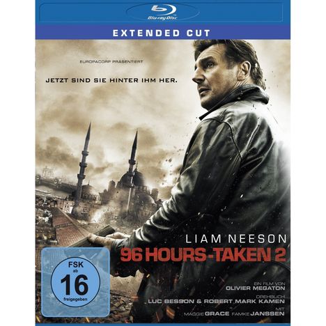 96 Hours: Taken 2 (Extended Cut) (Blu-ray), Blu-ray Disc