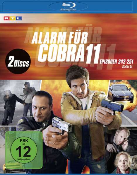 Alarm für Cobra 11 Staffel 31 (Blu-ray), 2 Blu-ray Discs
