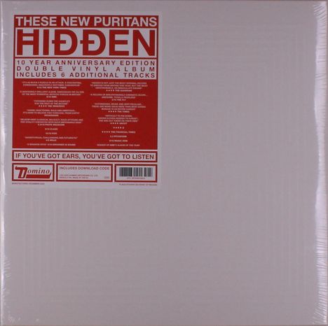 These New Puritans: Hidden (MMXX) (10th Anniversary Edition), 2 LPs