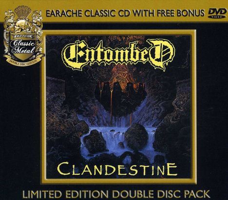 Entombed: Clandestine (Limited Edition) (CD + DVD), 1 CD und 1 DVD