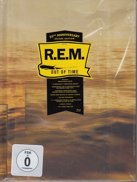 R.E.M.: Out Of Time (25th Anniversary Edition) (Limited Edition), 3 CDs and 1 Blu-ray Disc