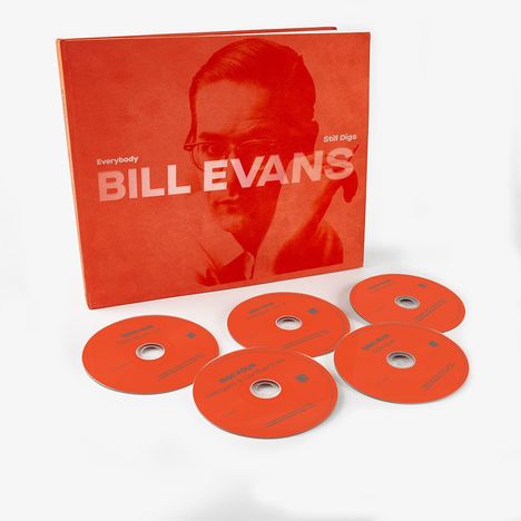 Bill Evans (Piano) (1929-1980): Everybody Still Digs Bill Evans: A Career Retrospective 1956 - 1980 (Limited Edition), 5 CDs und 1 Buch