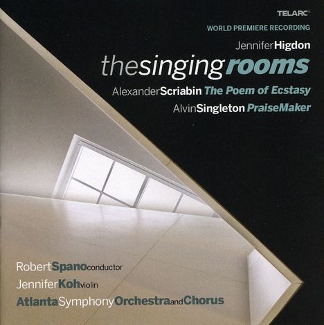 Jennifer Higdon (geb. 1962): The Singing Rooms für Violine,Chor &amp; Orchester, CD