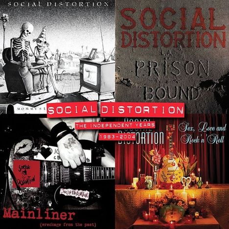 Social Distortion: The Independent Years: 1983-2004 (Limited-Edition-Box-Set) (Colored Vinyl), 4 LPs