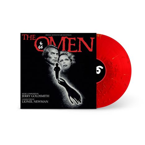 Jerry Goldsmith (1929-2004): Filmmusik: The Omen (Blood Red with Black Splatter Vinyl), LP
