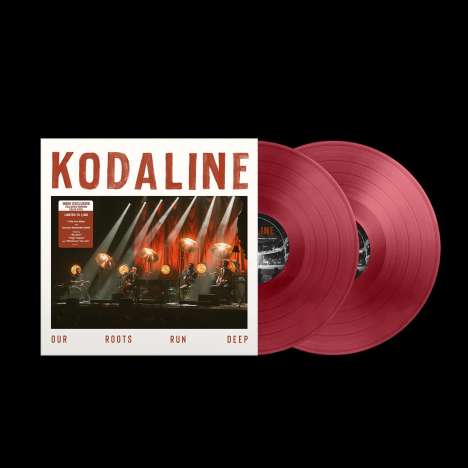 Kodaline: Our Roots Run Deep: Live (180g) (Limited Edition) (Maroon Vinyl), 2 LPs