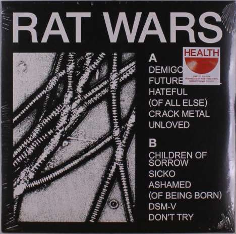 Health: Rat Wars (Limited Edition) (Translucent Ruby Red Vinyl), LP