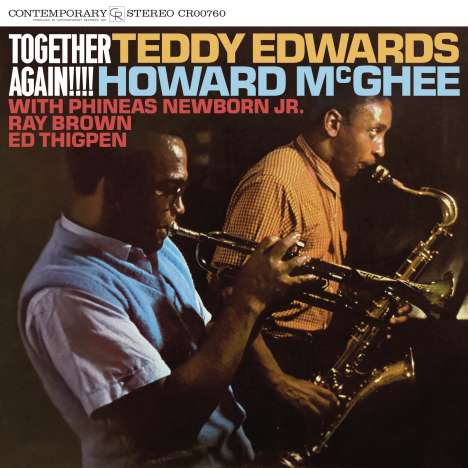 Teddy Edwards &amp; Howard McGhee: Together Again!!!! (Contemporary Records Acoustic Sounds Series) (180g) (Limited Edition), LP