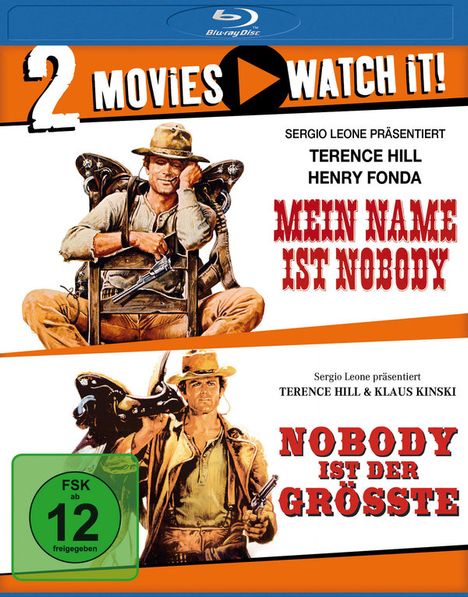 Mein Name ist Nobody / Nobody ist der Größte (Blu-ray), 2 Blu-ray Discs