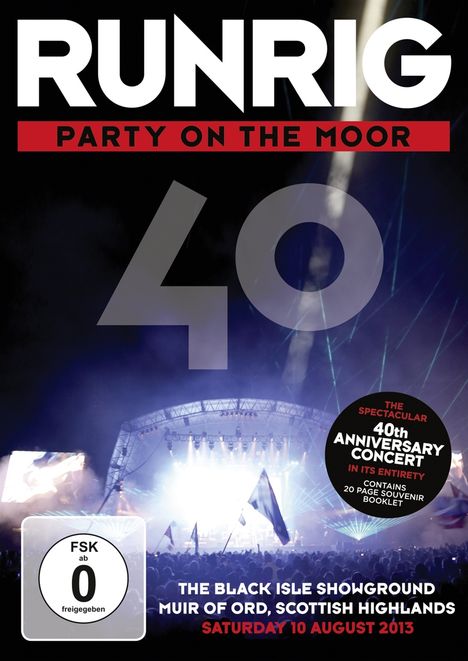 Runrig: Party On The Moor (The 40th Anniversary Concert), 2 DVDs