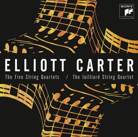 Elliott Carter (1908-2012): Streichquartette Nr.1-5, 2 CDs