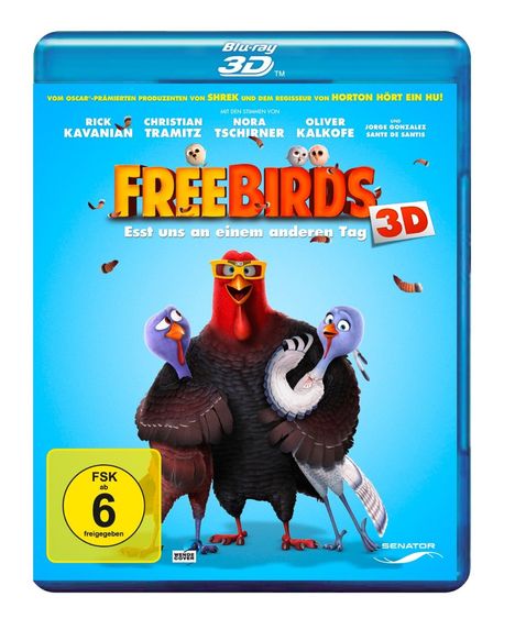 Free Birds (3D Blu-ray), Blu-ray Disc