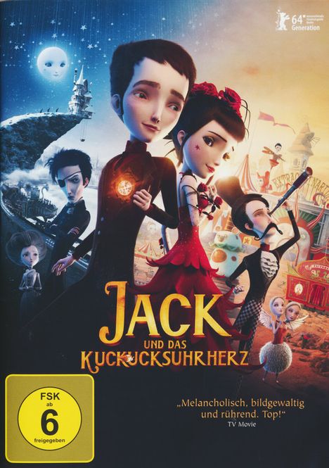 Jack und das Kuckucksuhrherz, DVD