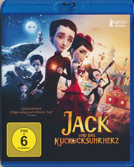 Jack und das Kuckucksuhrherz (Blu-ray), Blu-ray Disc