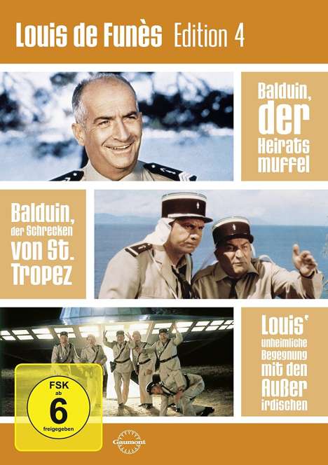 Louis de Funes Edition 4, 3 DVDs