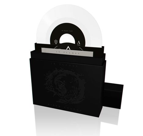 In Flames: Siren Charms (CD + 11  7"es) (White Vinyl) (Deluxe Fanbox), 1 CD und 11 Singles 7"