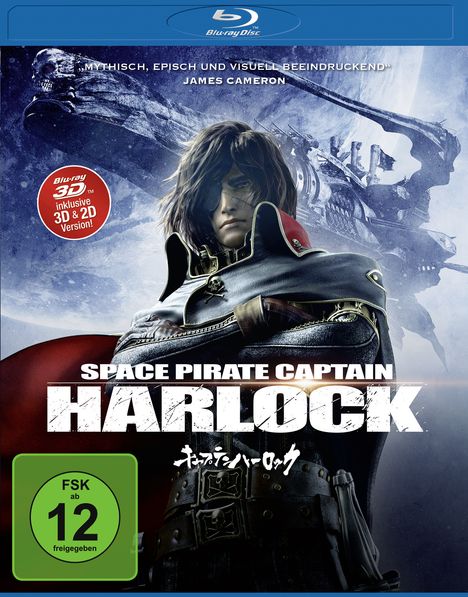 Space Pirate Captain Harlock (3D Blu-ray), Blu-ray Disc