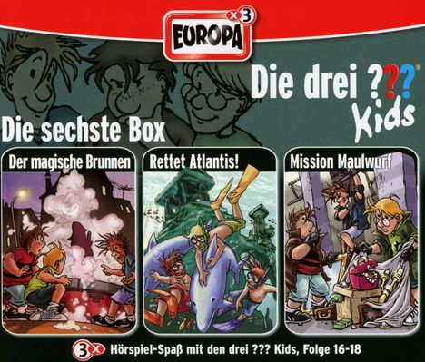 Die drei ??? Kids 3er Box - Folgen 16-18, 3 CDs