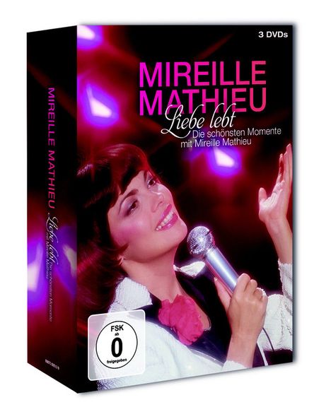 Mireille Mathieu: Liebe lebt: Die schönsten Momente mit Mireille Mathieu, 3 DVDs