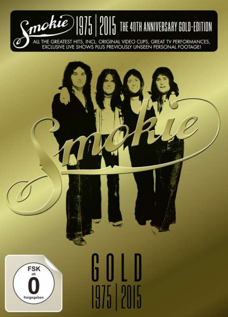 Smokie: 40th Anniversary Gold-Edition 1975 - 2015, 3 DVDs