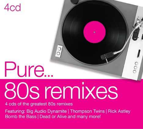 Pure... 80s Remixes, 4 CDs