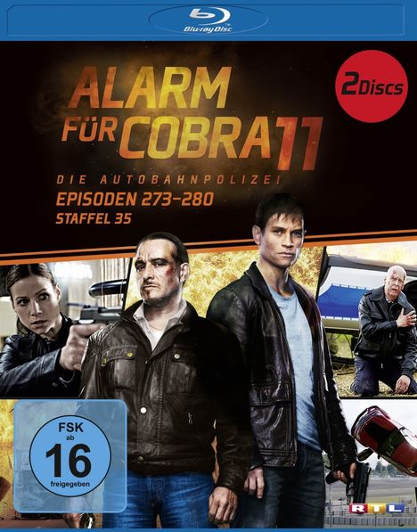 Alarm für Cobra 11 Staffel 35 (Blu-ray), 2 Blu-ray Discs